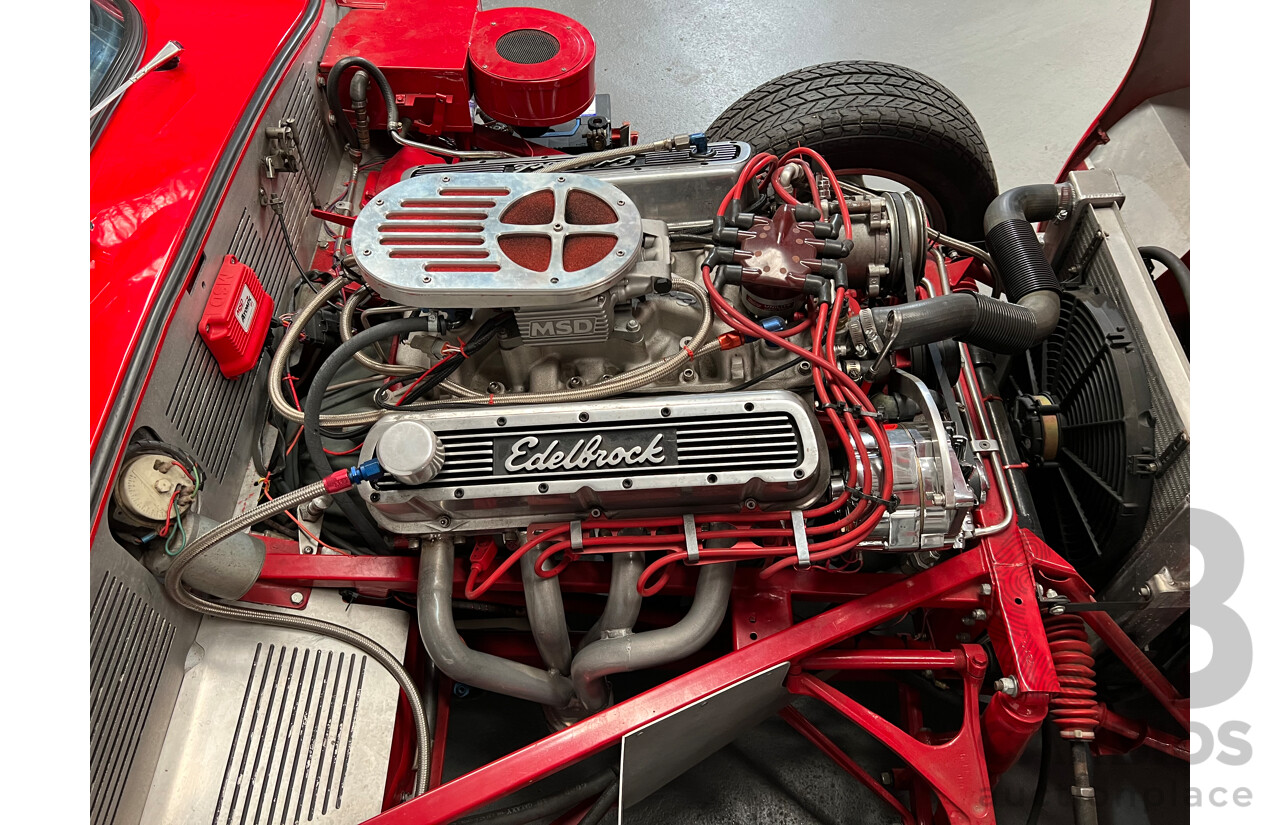 1/1969 Jaguar XKE E Type 2d Coupe Red 289ci V8