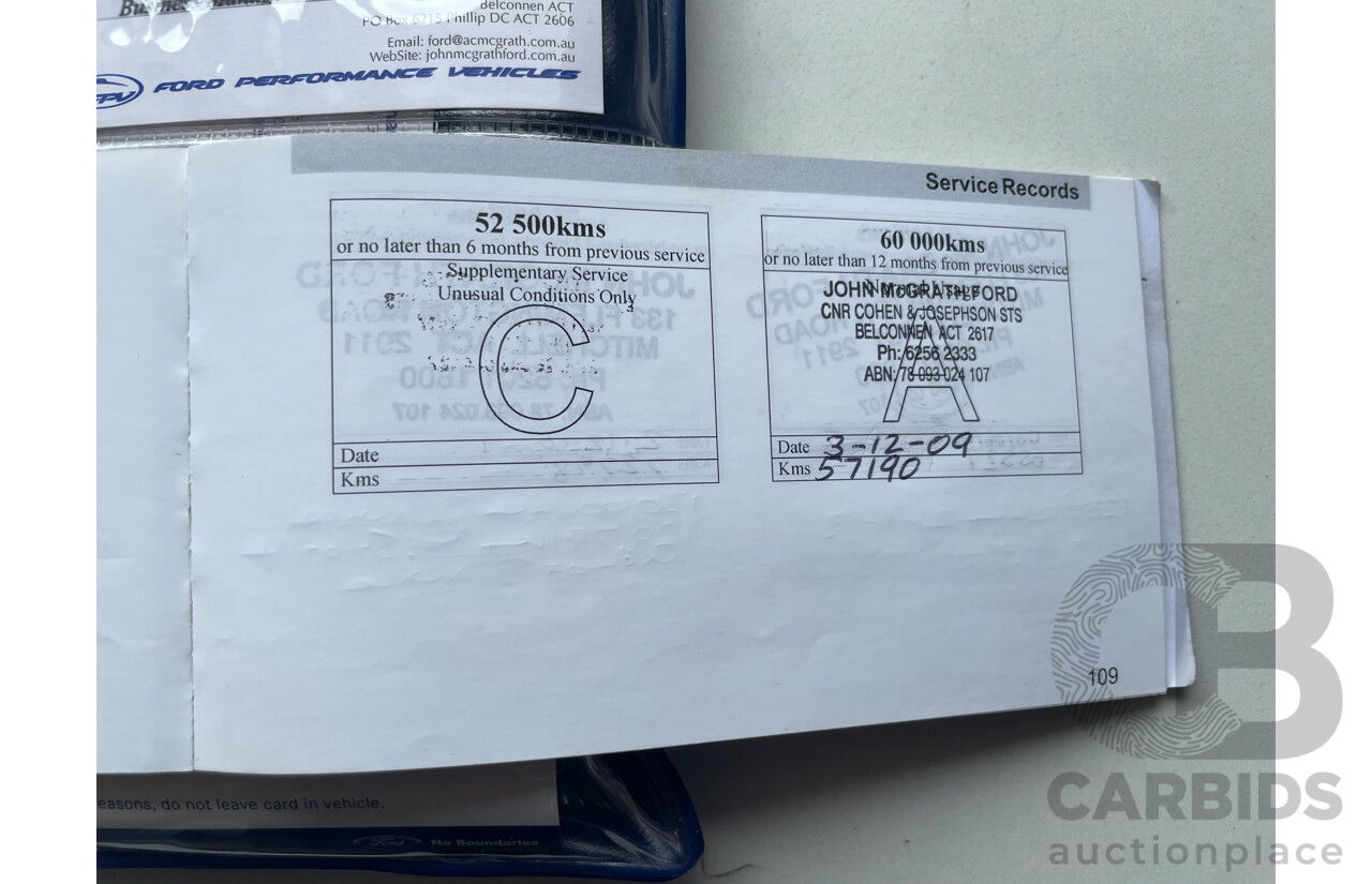 3/2006 Ford Territory GHIA (rwd) SY 4d Wagon Black 4.0L