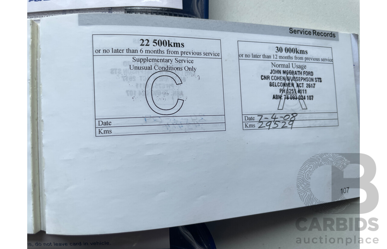 3/2006 Ford Territory GHIA (rwd) SY 4d Wagon Black 4.0L