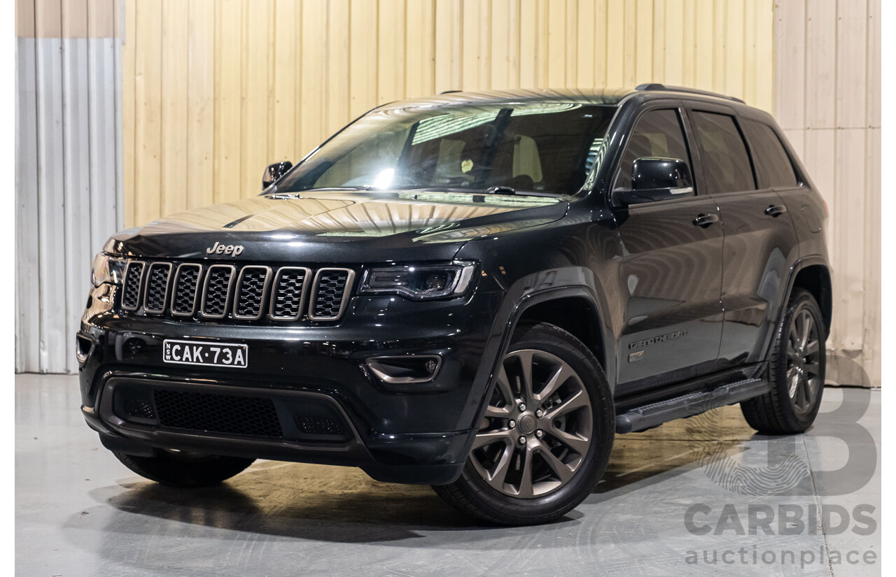 5/2017 Jeep Grand Cherokee Limited (4x4) WK MY15 4d Wagon Black 3.6L