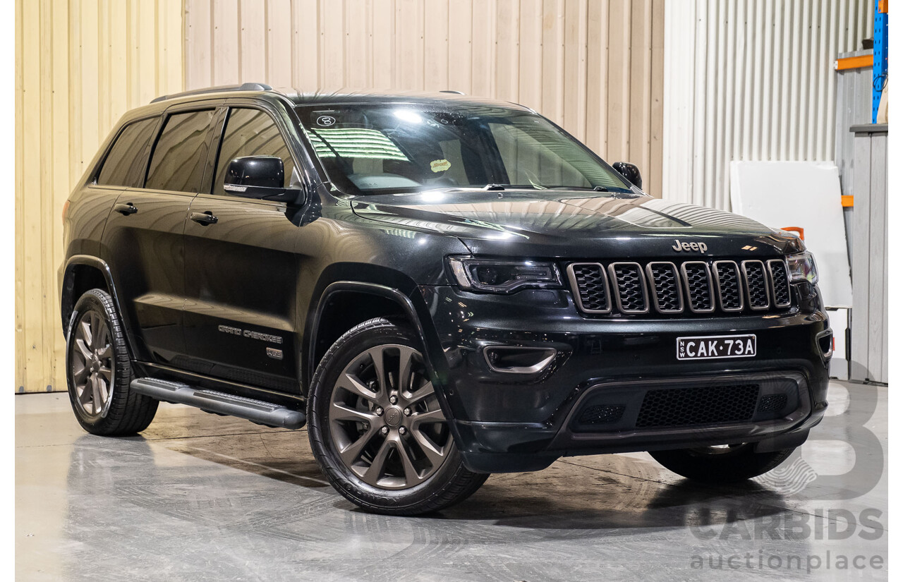 5/2017 Jeep Grand Cherokee Limited (4x4) WK MY15 4d Wagon Black 3.6L