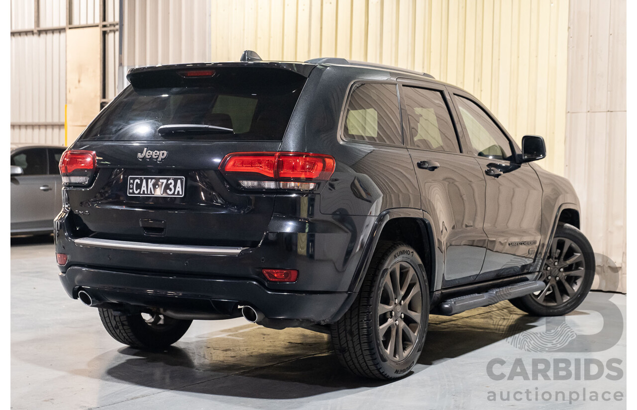 5/2017 Jeep Grand Cherokee Limited (4x4) WK MY15 4d Wagon Black 3.6L