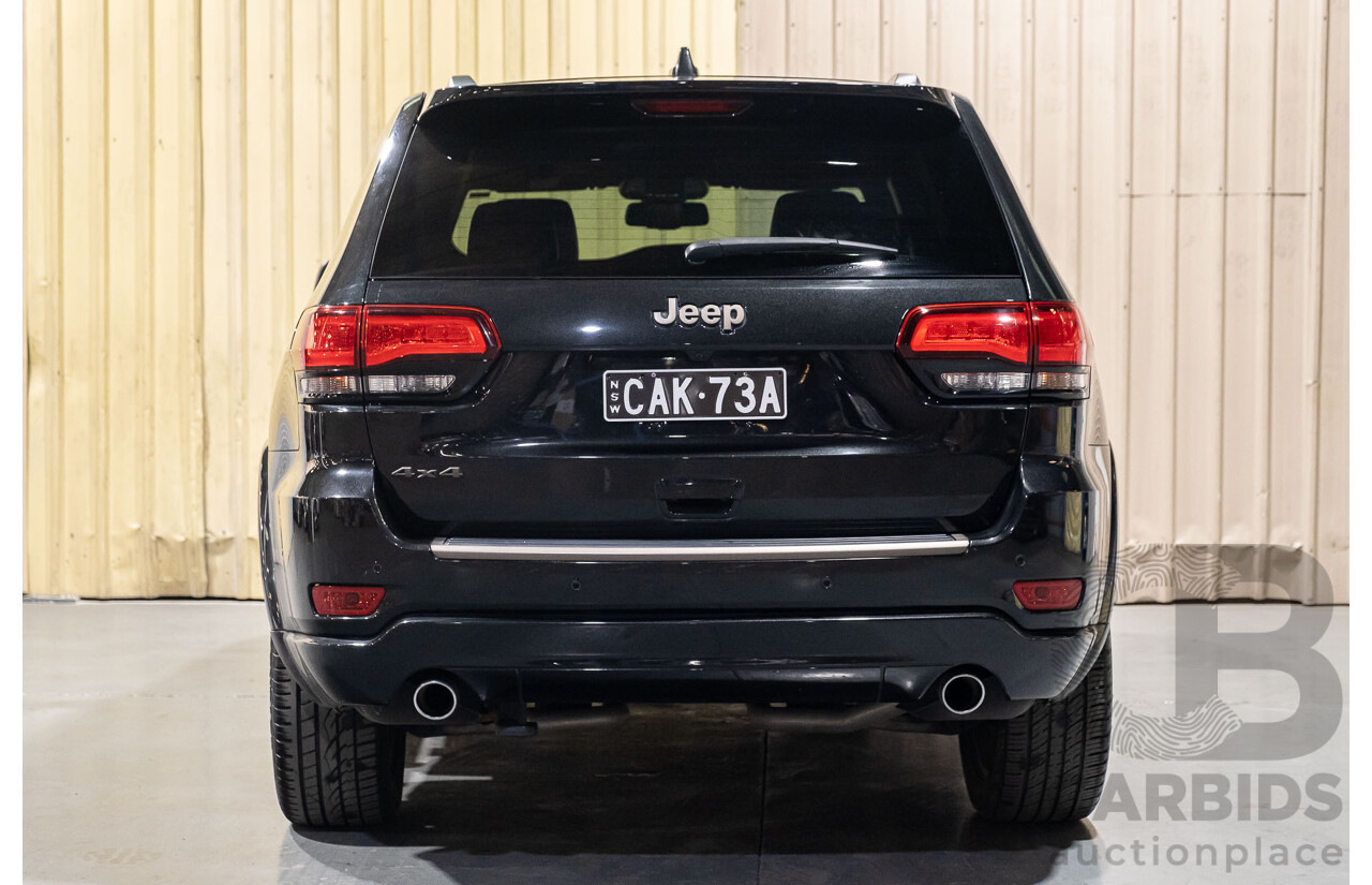 5/2017 Jeep Grand Cherokee Limited (4x4) WK MY15 4d Wagon Black 3.6L