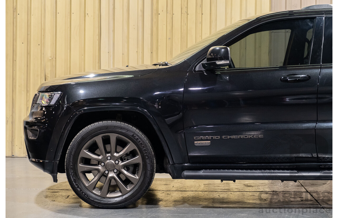 5/2017 Jeep Grand Cherokee Limited (4x4) WK MY15 4d Wagon Black 3.6L