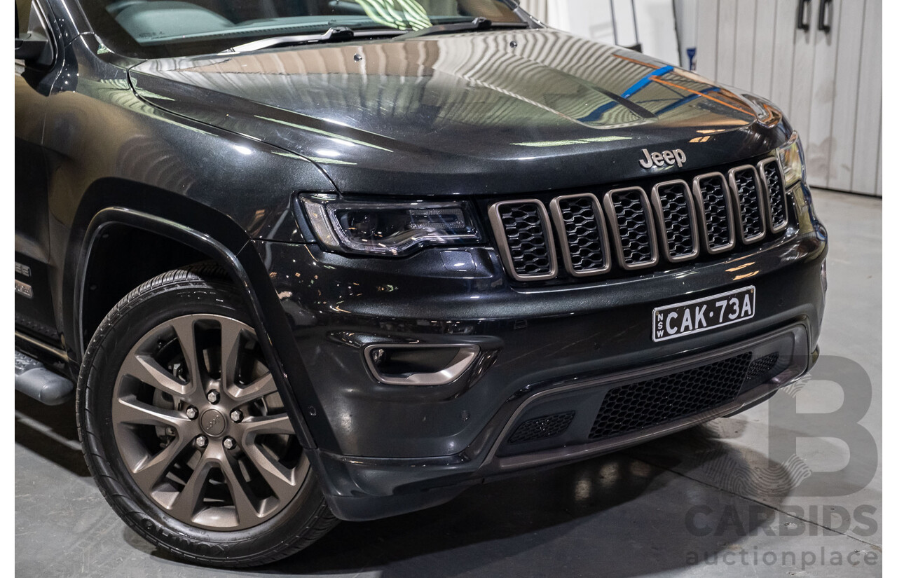 5/2017 Jeep Grand Cherokee Limited (4x4) WK MY15 4d Wagon Black 3.6L