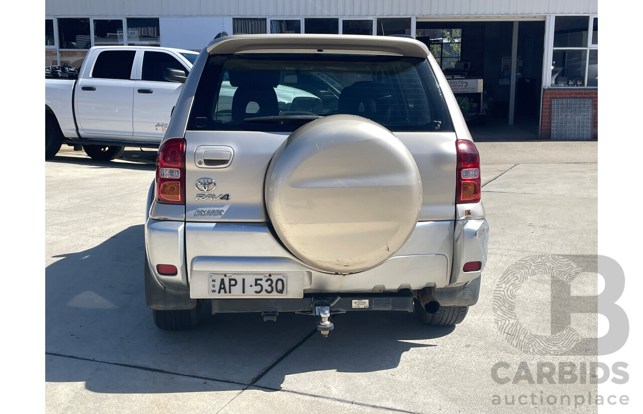 8/2003 Toyota Rav4 Cruiser (4x4) ACA23R 4d Wagon Tan 2.4L