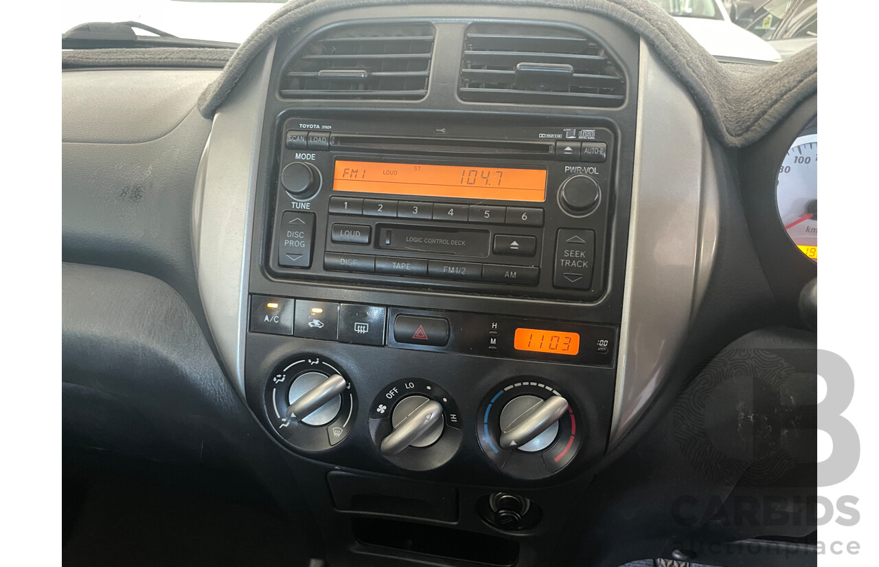 8/2003 Toyota Rav4 Cruiser (4x4) ACA23R 4d Wagon Tan 2.4L