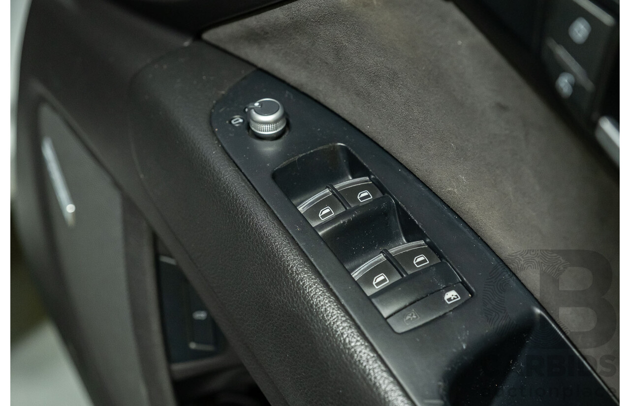 4/2014 Audi Q7 3.0 TDI Quattro S-Line Pack MY14 4d Wagon White 7 Seater Turbo Diesel 3.0L