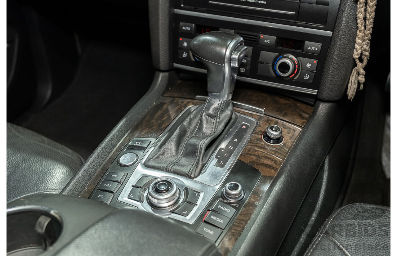 4/2014 Audi Q7 3.0 TDI Quattro S-Line Pack MY14 4d Wagon White 7 Seater Turbo Diesel 3.0L