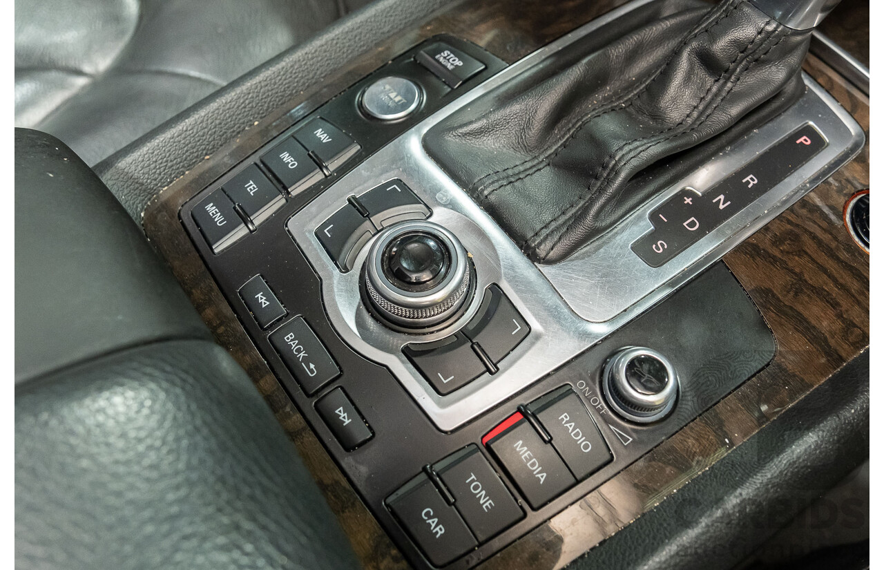 4/2014 Audi Q7 3.0 TDI Quattro S-Line Pack MY14 4d Wagon White 7 Seater Turbo Diesel 3.0L