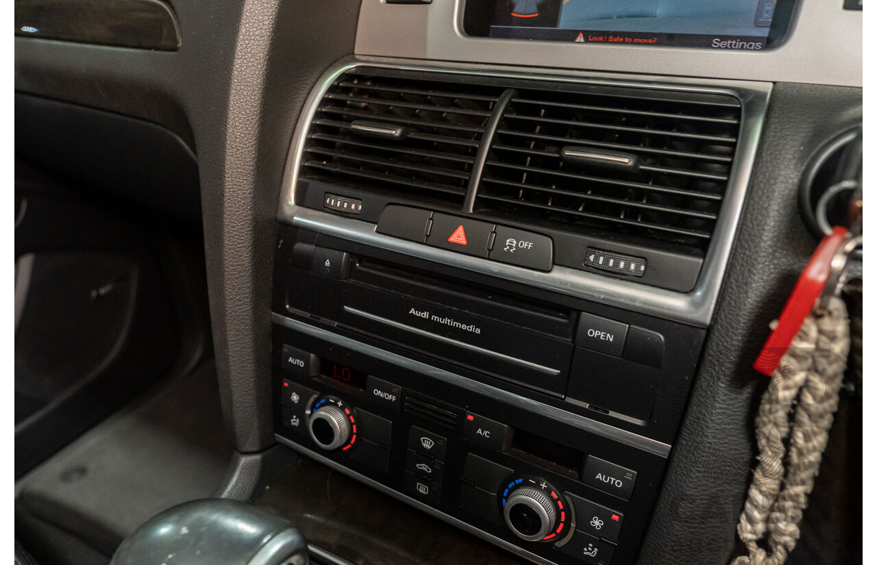 4/2014 Audi Q7 3.0 TDI Quattro S-Line Pack MY14 4d Wagon White 7 Seater Turbo Diesel 3.0L