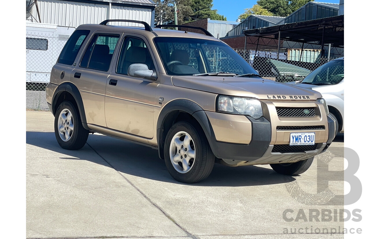 8/2004 Land Rover Freelander SE TD4 (4x4) MY04 4d Wagon Gold 2.0L