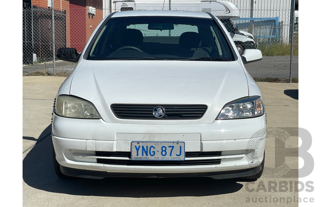 7/2004 Holden Astra Classic TS 5d Hatchback White 1.8L