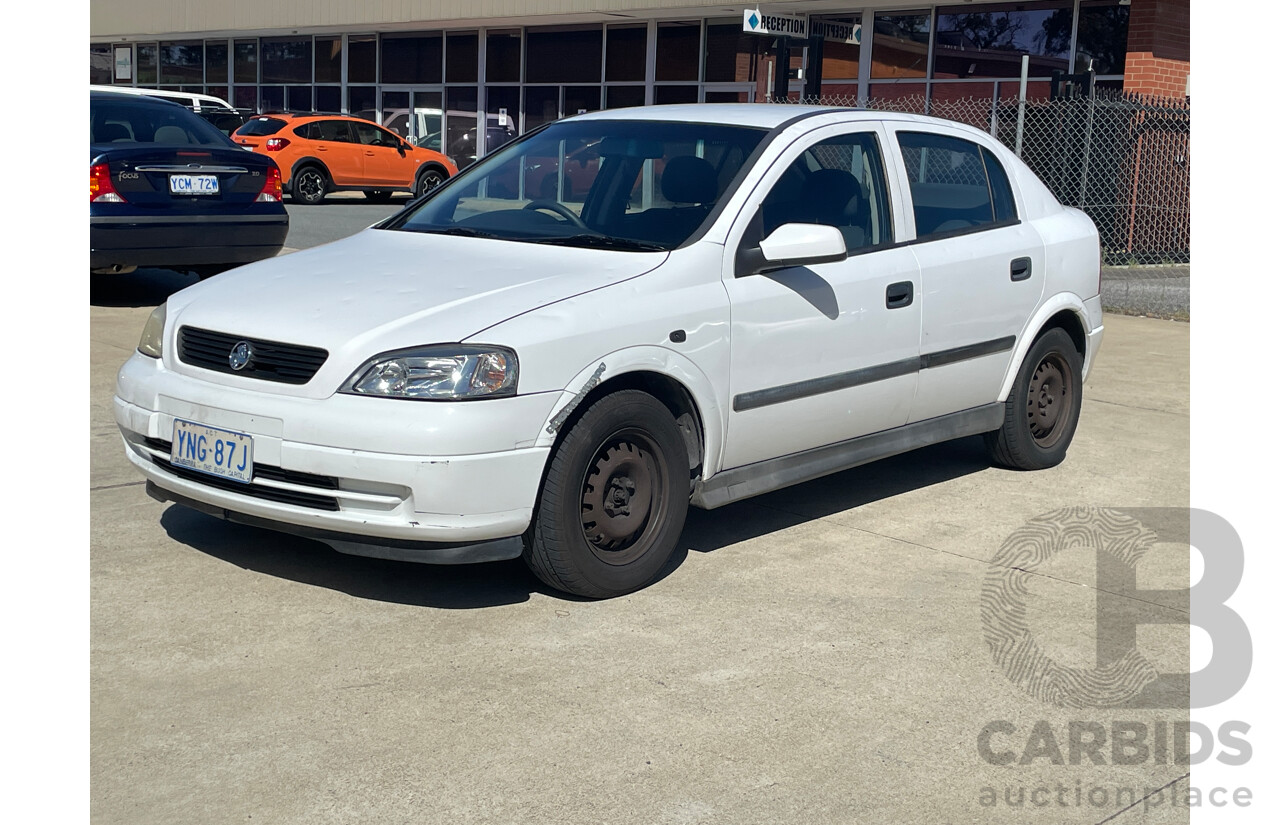 7/2004 Holden Astra Classic TS 5d Hatchback White 1.8L
