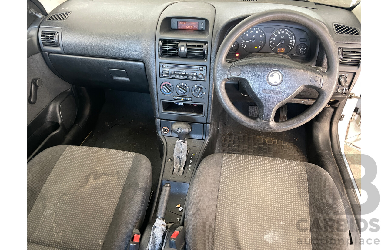 7/2004 Holden Astra Classic TS 5d Hatchback White 1.8L