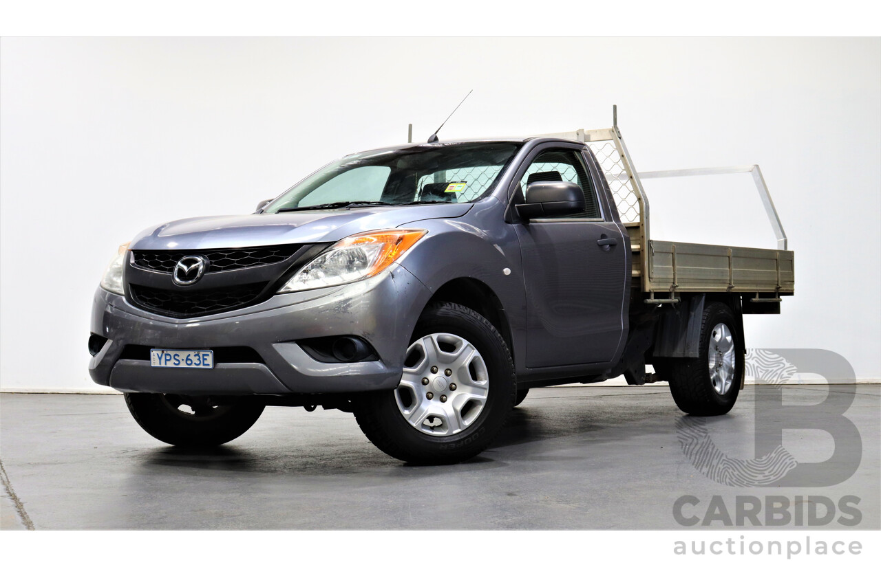 3/2012 Mazda Bt50 XT (4x2)  C/Chas Grey 2.2L Turbo Diesel