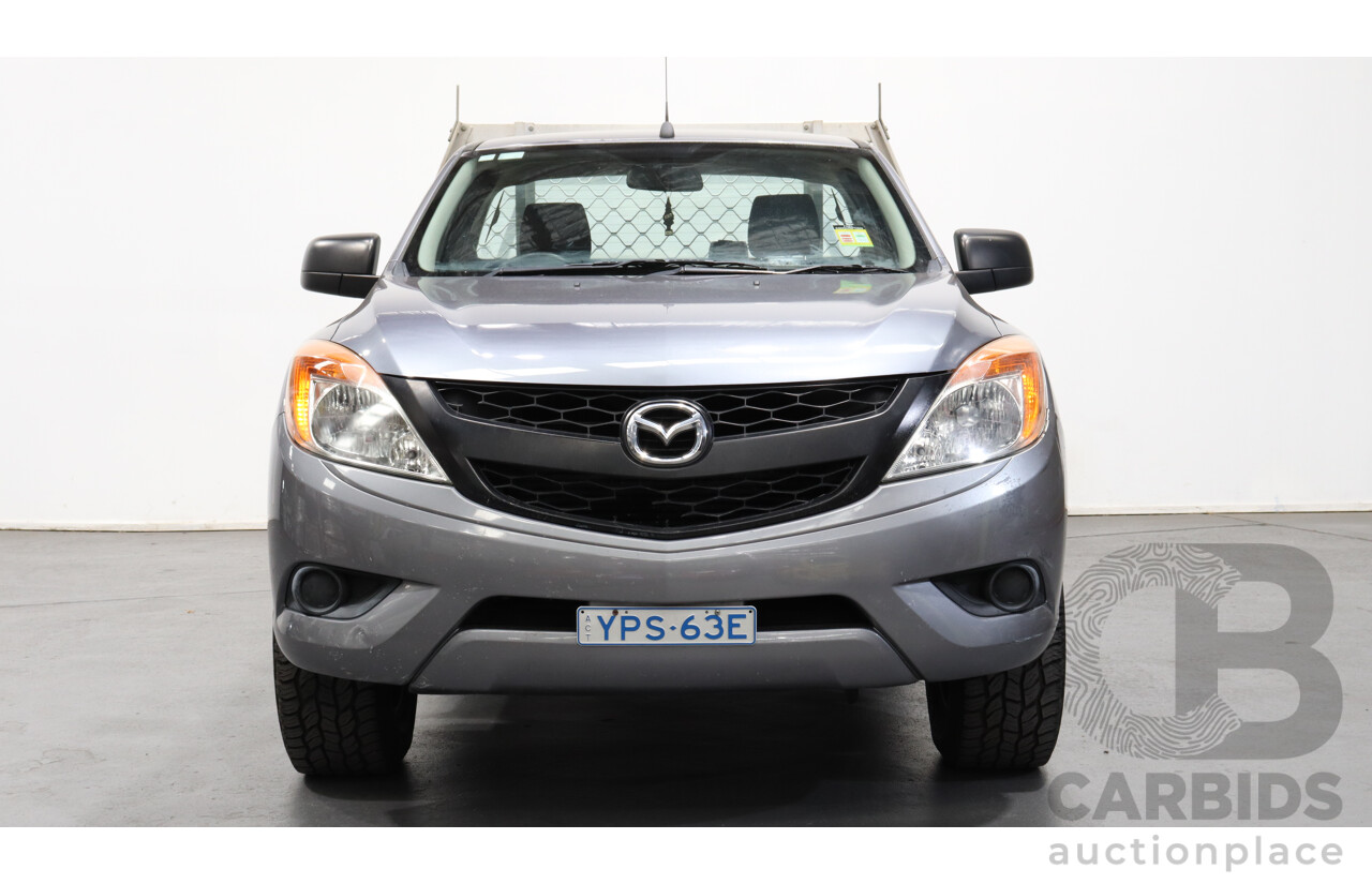 3/2012 Mazda Bt50 XT (4x2)  C/Chas Grey 2.2L Turbo Diesel