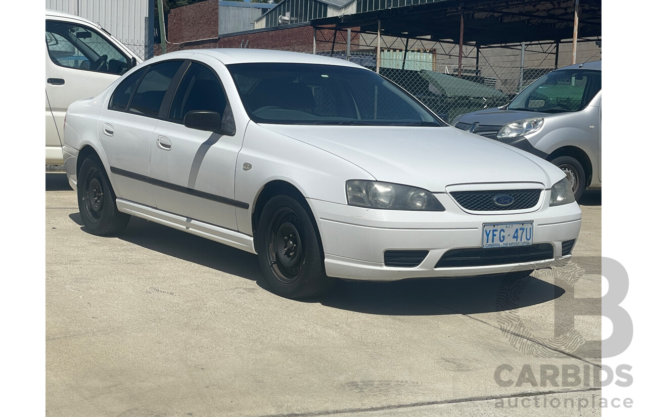 7/2006 Ford Falcon XT BF 4d Sedan White 4.0L
