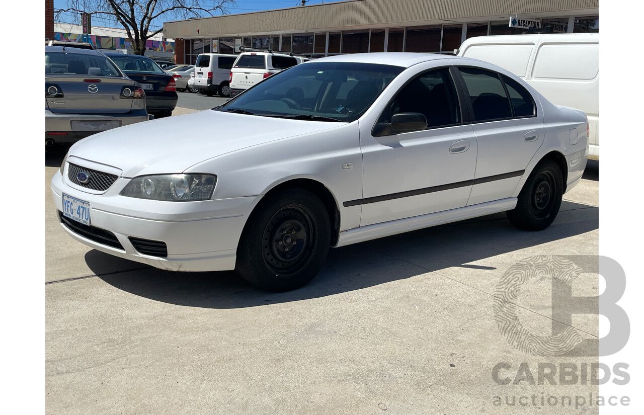 7/2006 Ford Falcon XT BF 4d Sedan White 4.0L