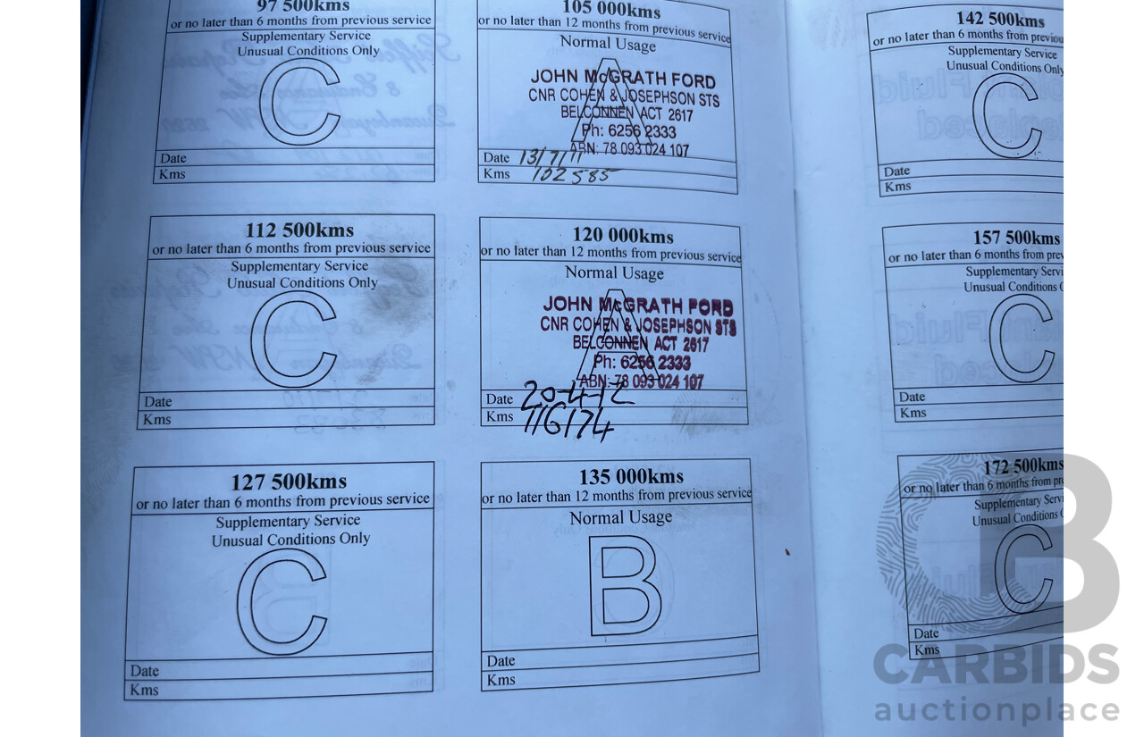 7/2006 Ford Falcon XT BF 4d Sedan White 4.0L