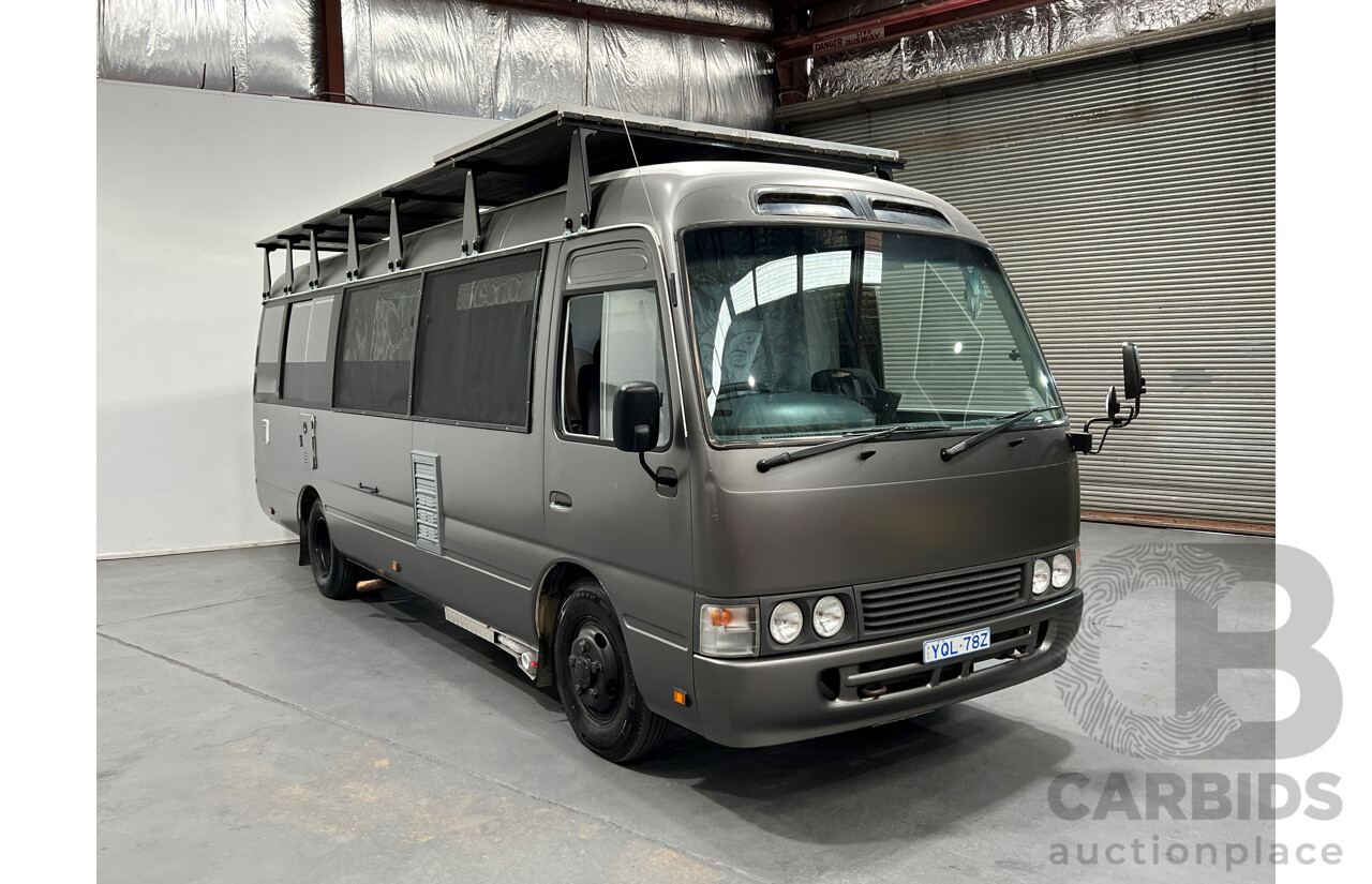 12/1996 Toyota Coaster Camper Van Grey 4.2L Diesel