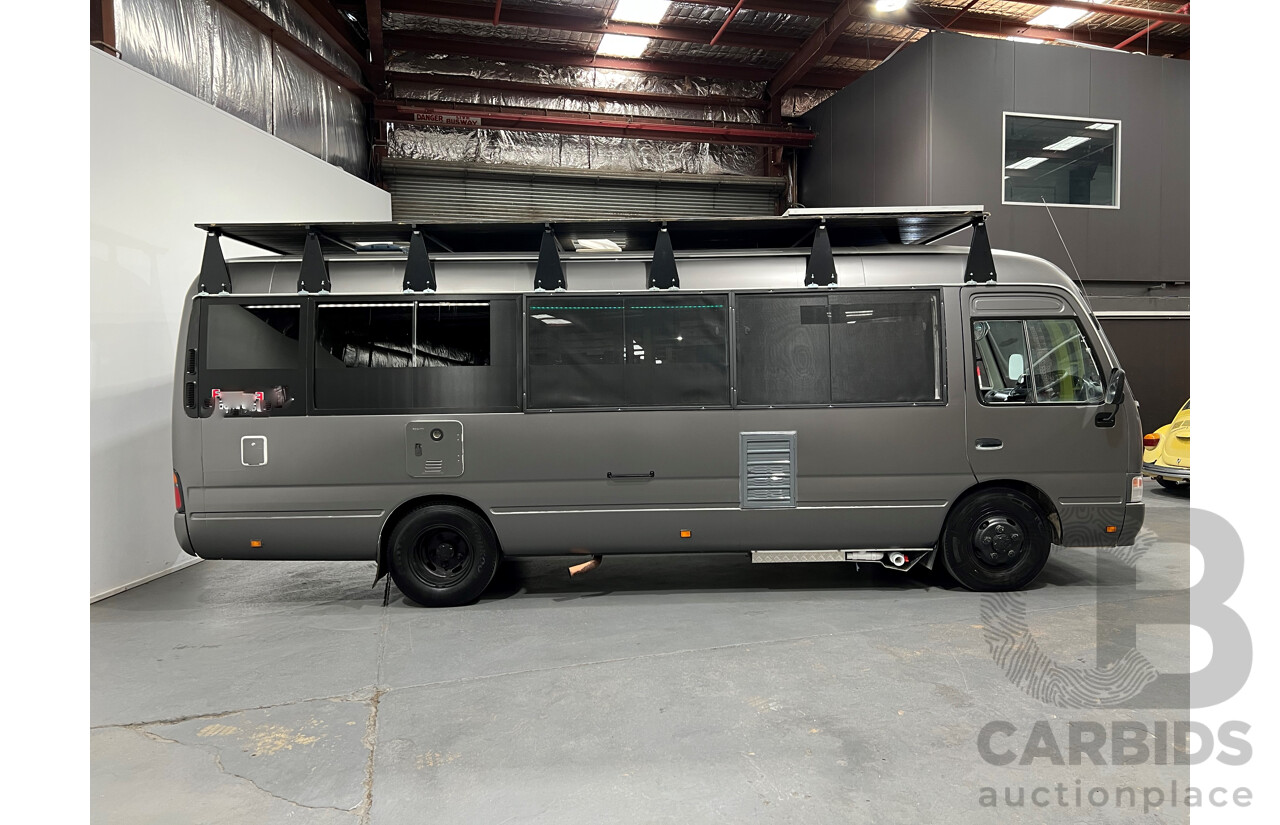 12/1996 Toyota Coaster Camper Van Grey 4.2L Diesel