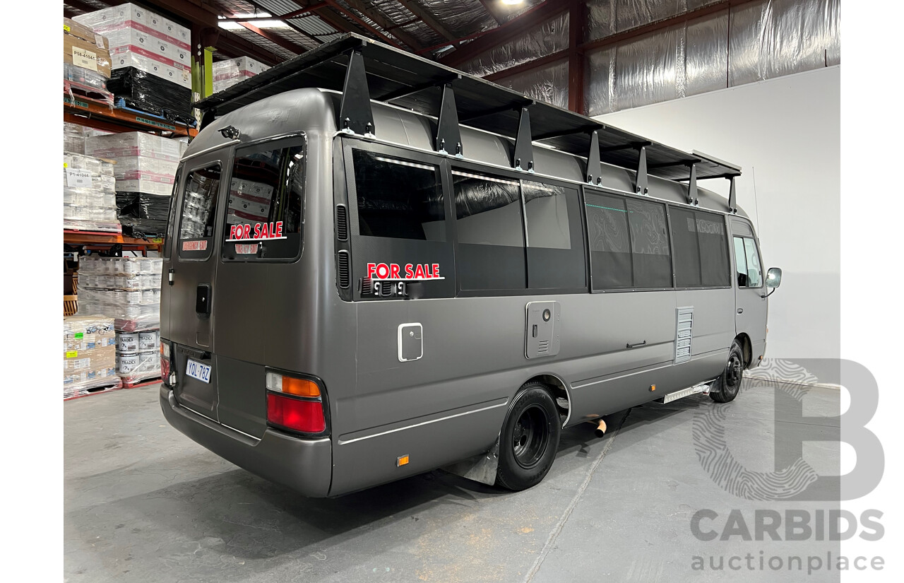 12/1996 Toyota Coaster Camper Van Grey 4.2L Diesel