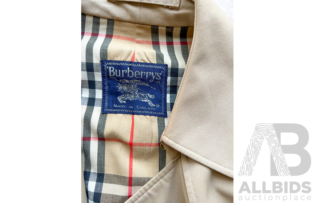 Two Jackets One Burberry and Woolen Los Angeles of Melbourne with Detached Stole