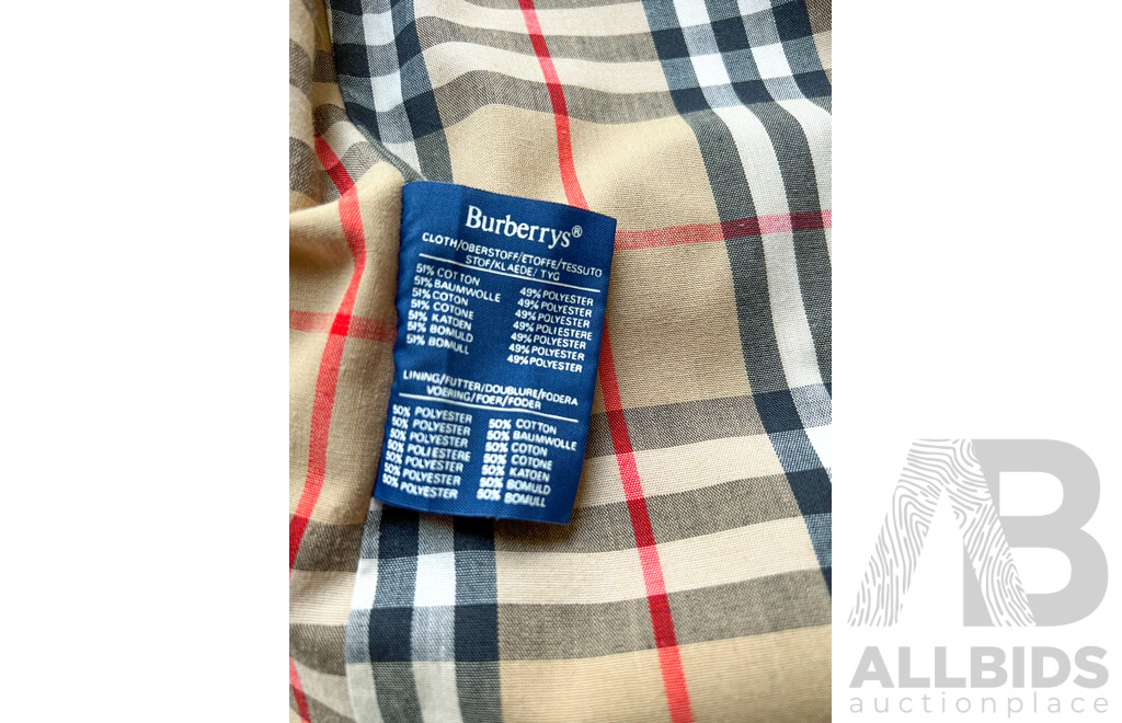 Two Jackets One Burberry and Woolen Los Angeles of Melbourne with Detached Stole