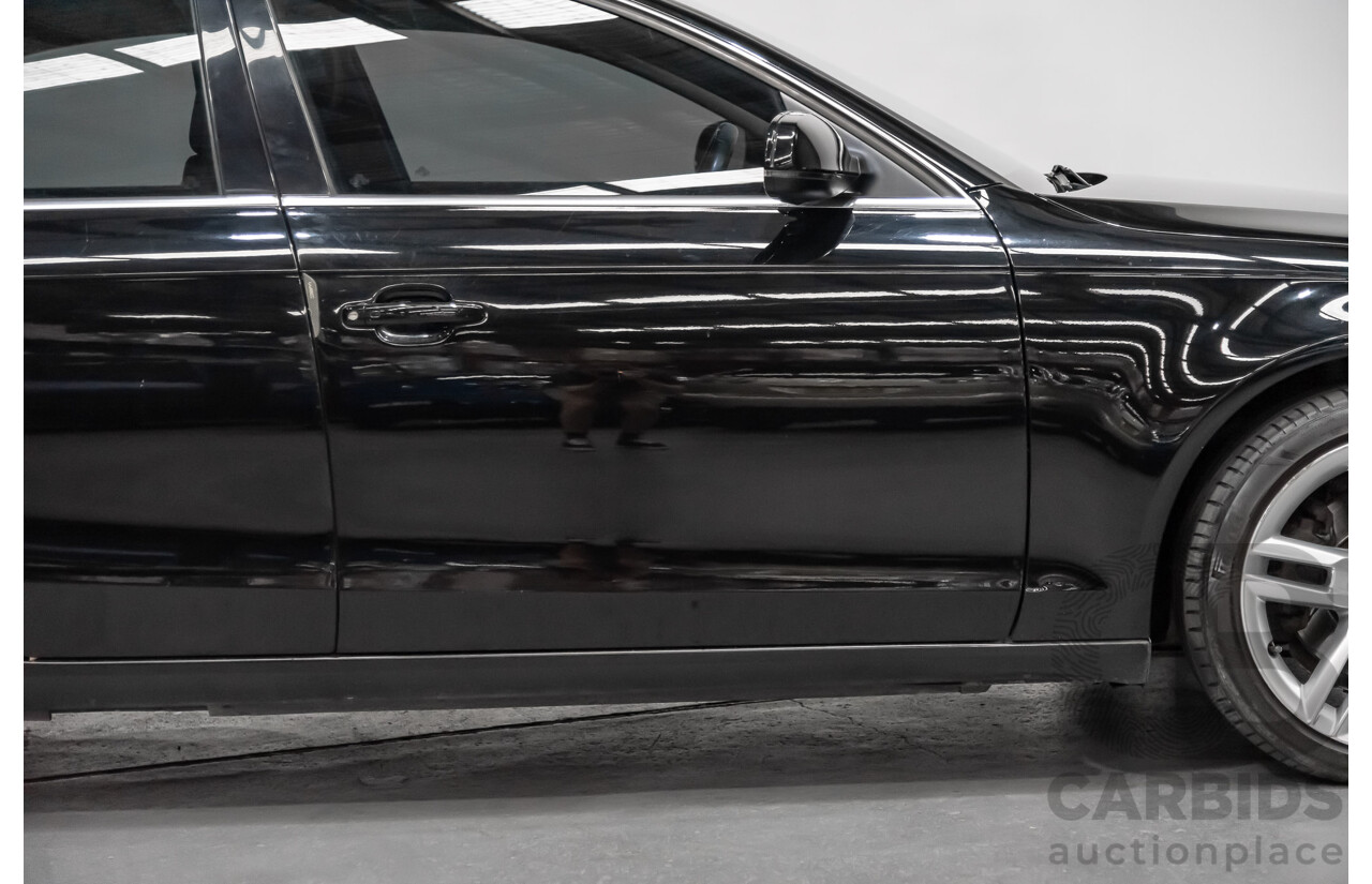 2/2010 Audi A4 1.8 TFSI B8 (8K) 4d Sedan Black 1.8L Turbo