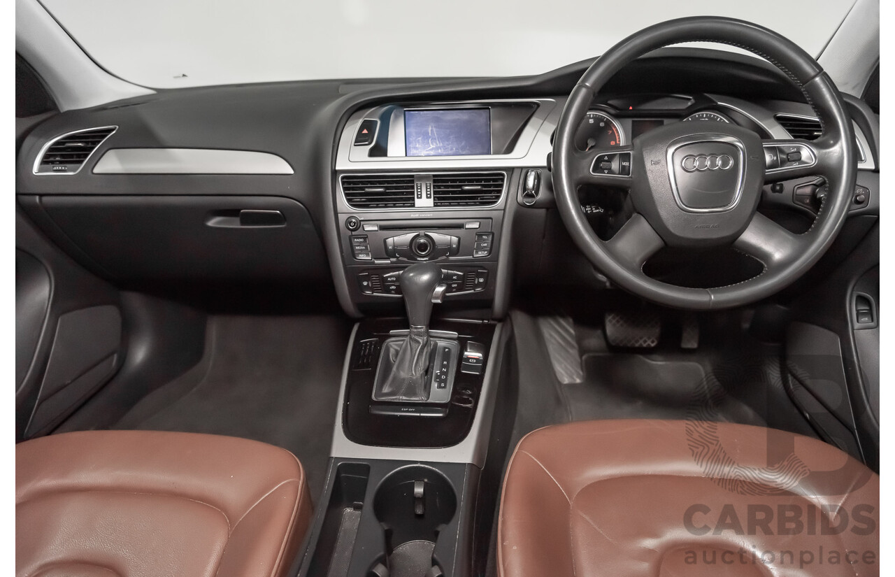 2/2010 Audi A4 1.8 TFSI B8 (8K) 4d Sedan Black 1.8L Turbo