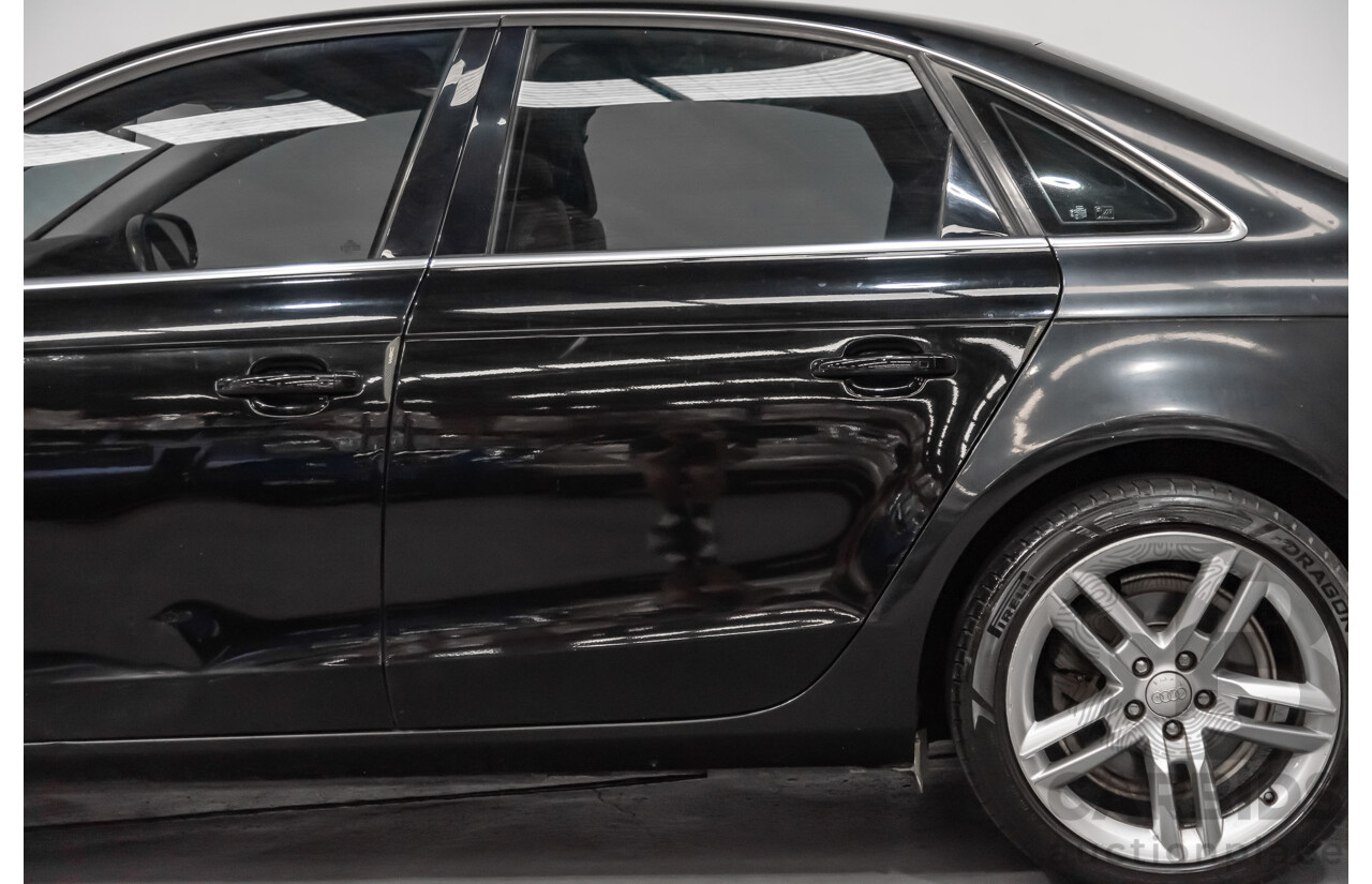 2/2010 Audi A4 1.8 TFSI B8 (8K) 4d Sedan Black 1.8L Turbo