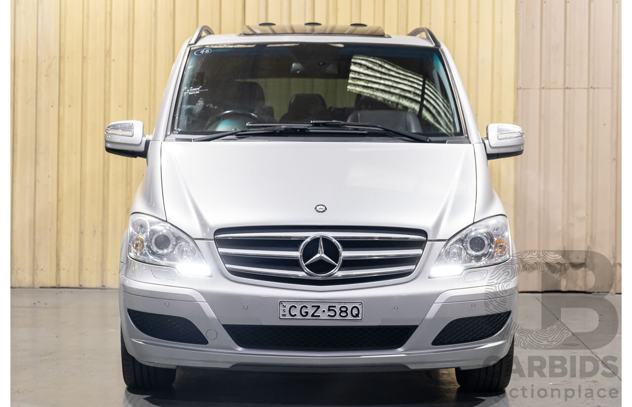6/2012 Mercedes-Benz Viano 3.0 CDI BlueEFFICENCY 639 MY11 4d Wagon Brilliant Silver Metallic V6 3.0L Turbo Diesel - 8 Seater