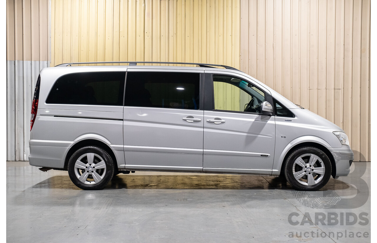 6/2012 Mercedes-Benz Viano 3.0 CDI BlueEFFICENCY 639 MY11 4d Wagon Brilliant Silver Metallic V6 3.0L Turbo Diesel - 8 Seater