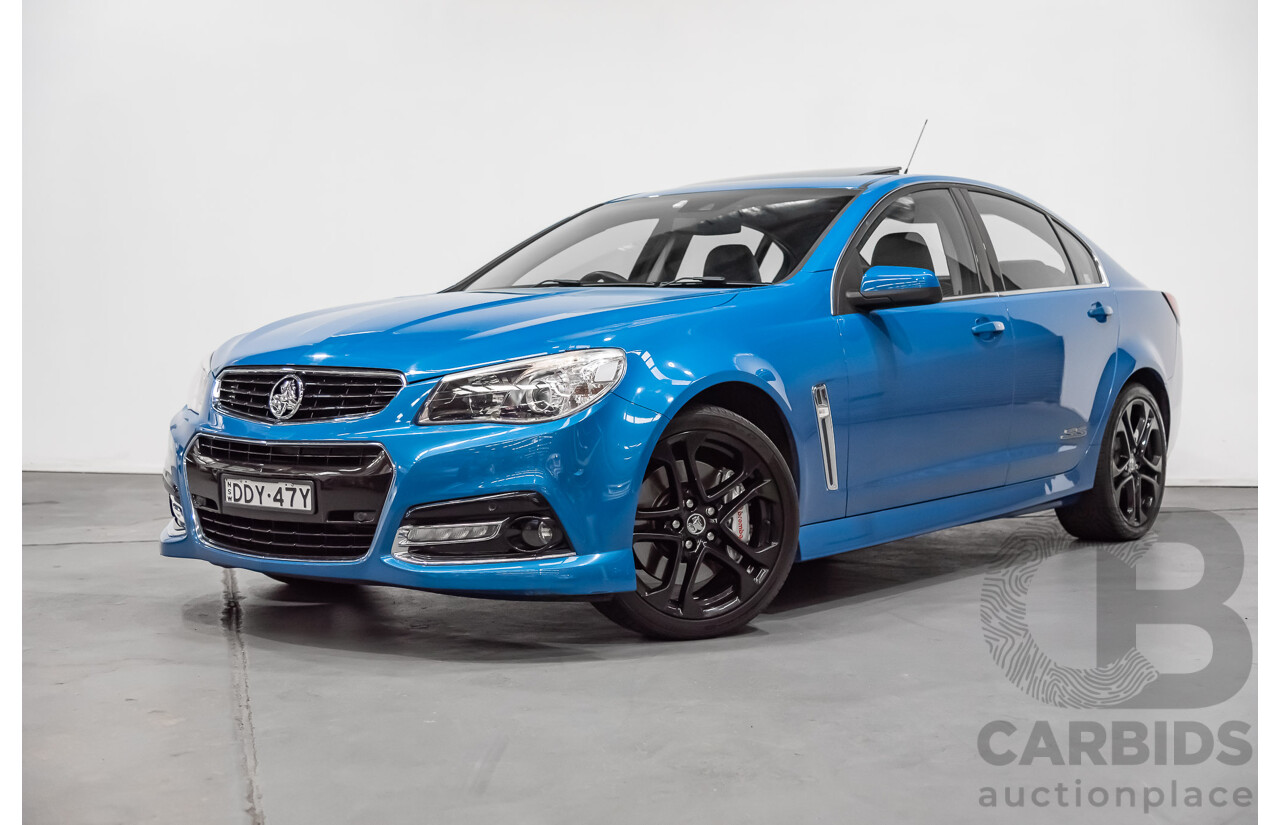 7/2015 Holden Commodore SS-V Redline VF MY15 4d Sedan Blue 6.0L V8