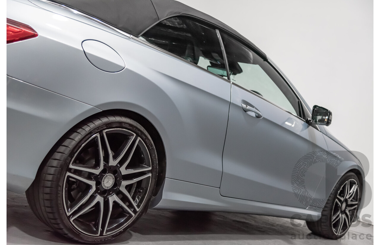 8/2015 Mercedes-Benz E250  207 MY15 2d Cabriolet Silver 2.0L Turbo