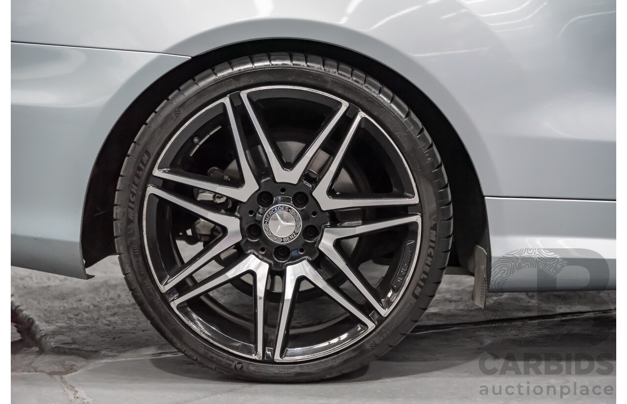 8/2015 Mercedes-Benz E250  207 MY15 2d Cabriolet Silver 2.0L Turbo