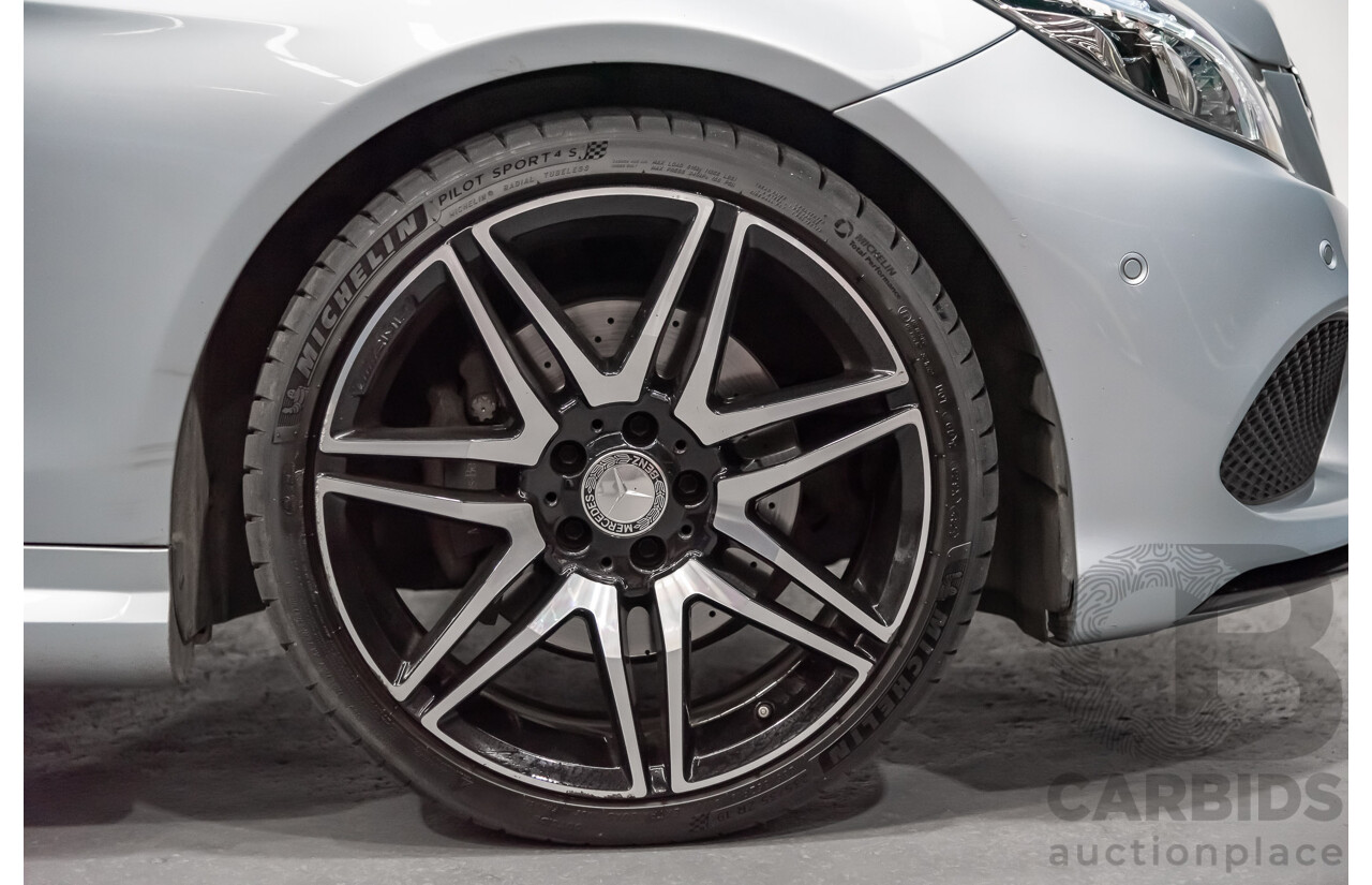 8/2015 Mercedes-Benz E250  207 MY15 2d Cabriolet Silver 2.0L Turbo