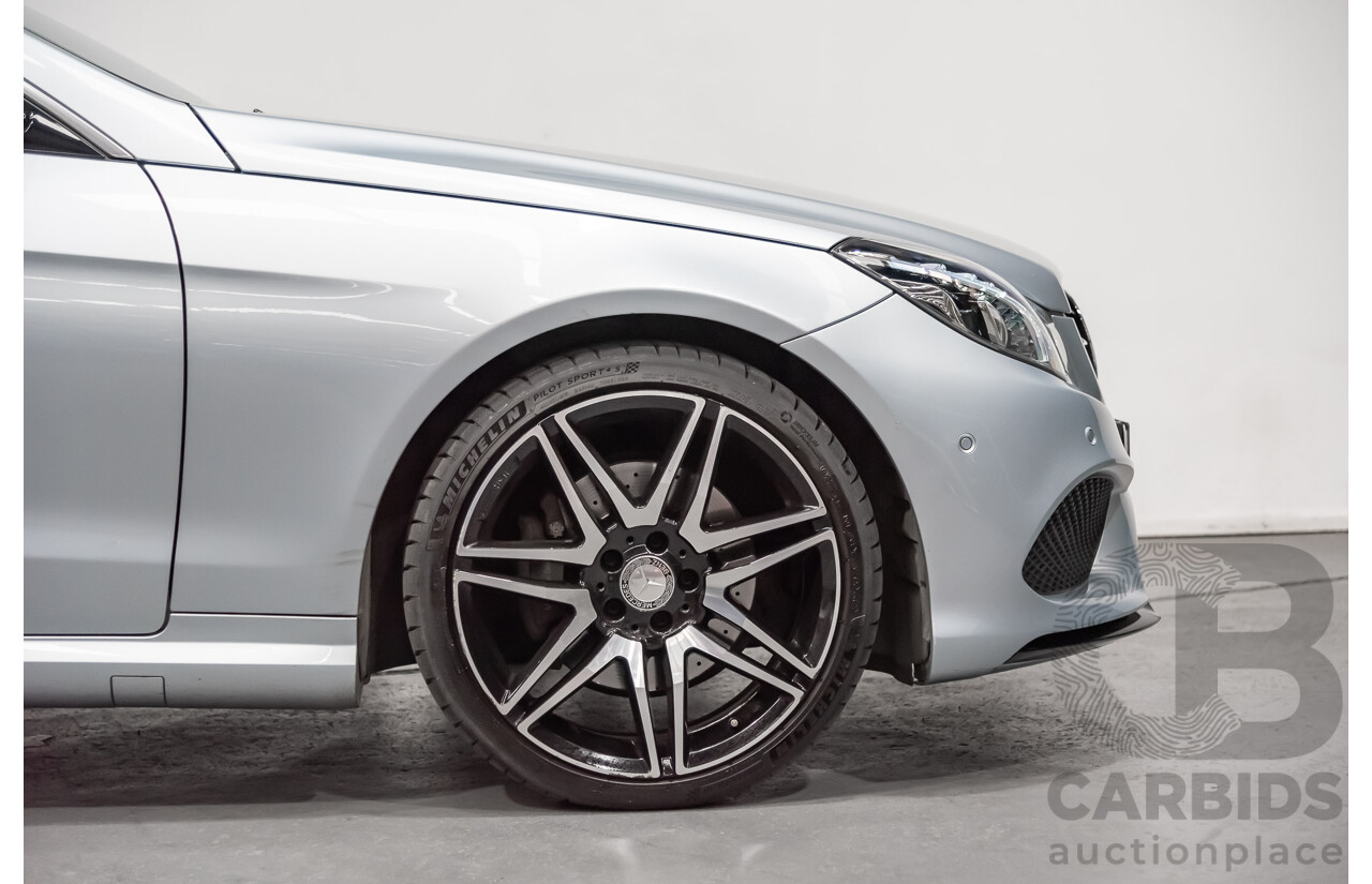 8/2015 Mercedes-Benz E250  207 MY15 2d Cabriolet Silver 2.0L Turbo