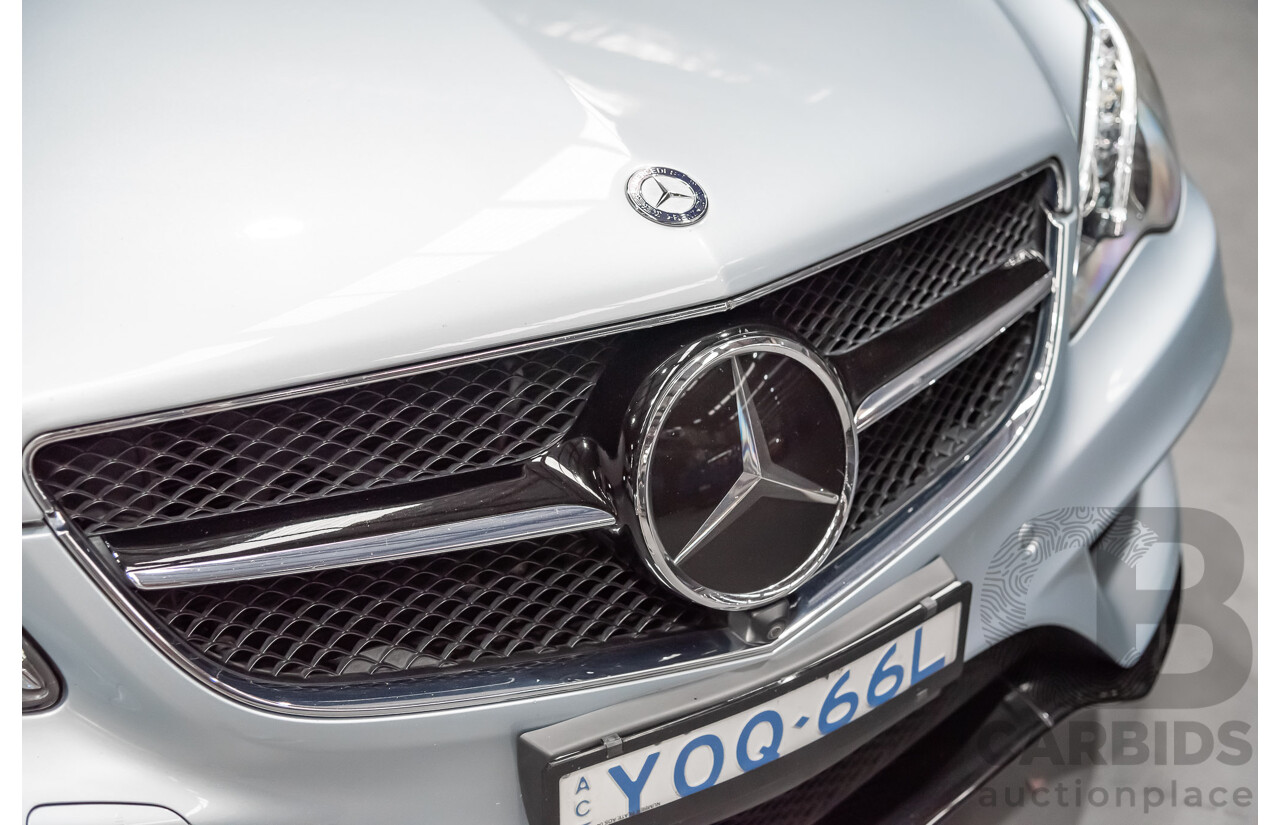 8/2015 Mercedes-Benz E250  207 MY15 2d Cabriolet Silver 2.0L Turbo