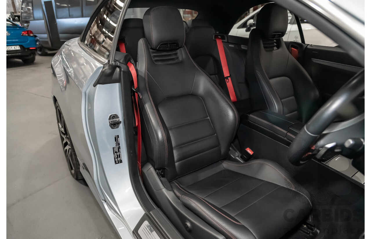 8/2015 Mercedes-Benz E250  207 MY15 2d Cabriolet Silver 2.0L Turbo