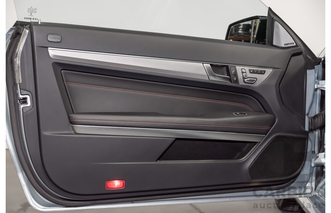 8/2015 Mercedes-Benz E250  207 MY15 2d Cabriolet Silver 2.0L Turbo