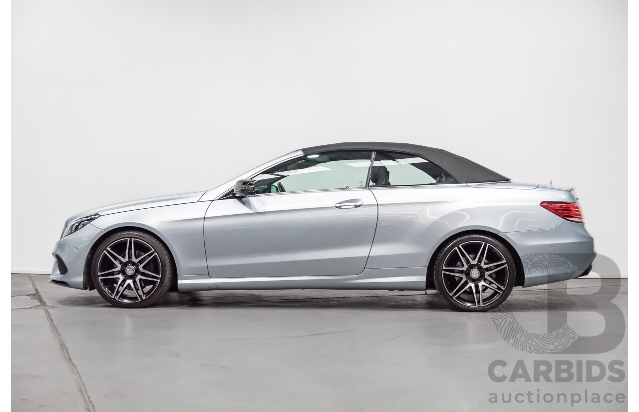 8/2015 Mercedes-Benz E250  207 MY15 2d Cabriolet Silver 2.0L Turbo