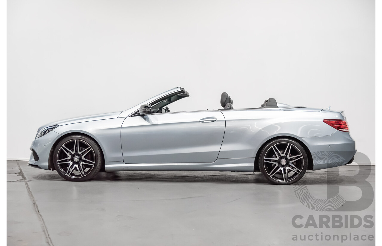 8/2015 Mercedes-Benz E250  207 MY15 2d Cabriolet Silver 2.0L Turbo