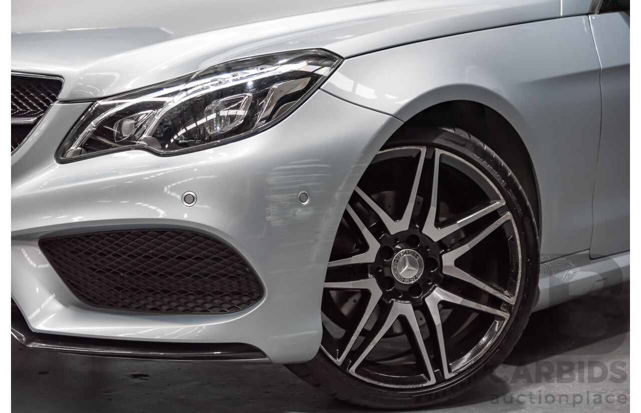 8/2015 Mercedes-Benz E250  207 MY15 2d Cabriolet Silver 2.0L Turbo