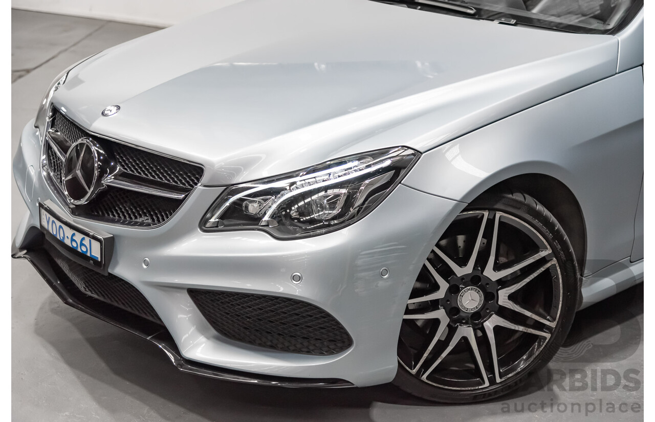 8/2015 Mercedes-Benz E250  207 MY15 2d Cabriolet Silver 2.0L Turbo