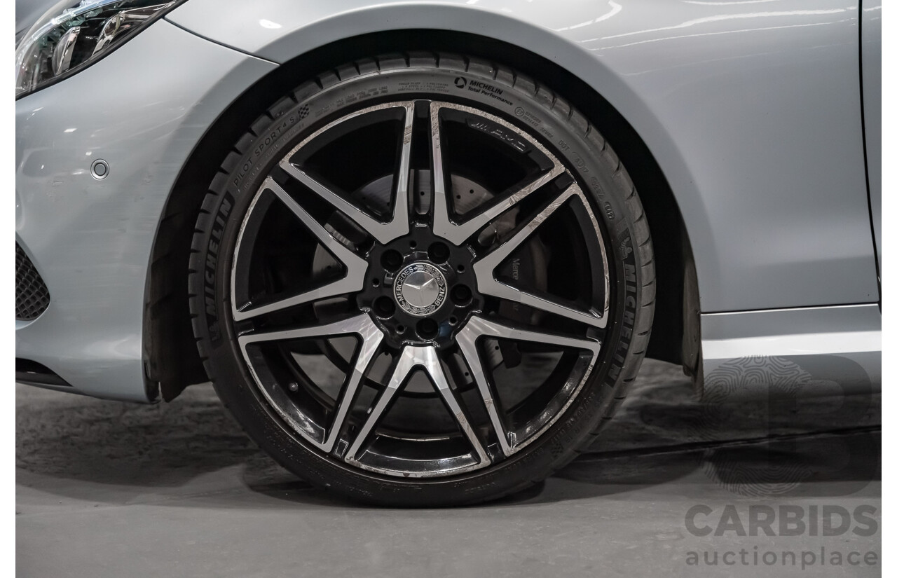 8/2015 Mercedes-Benz E250  207 MY15 2d Cabriolet Silver 2.0L Turbo