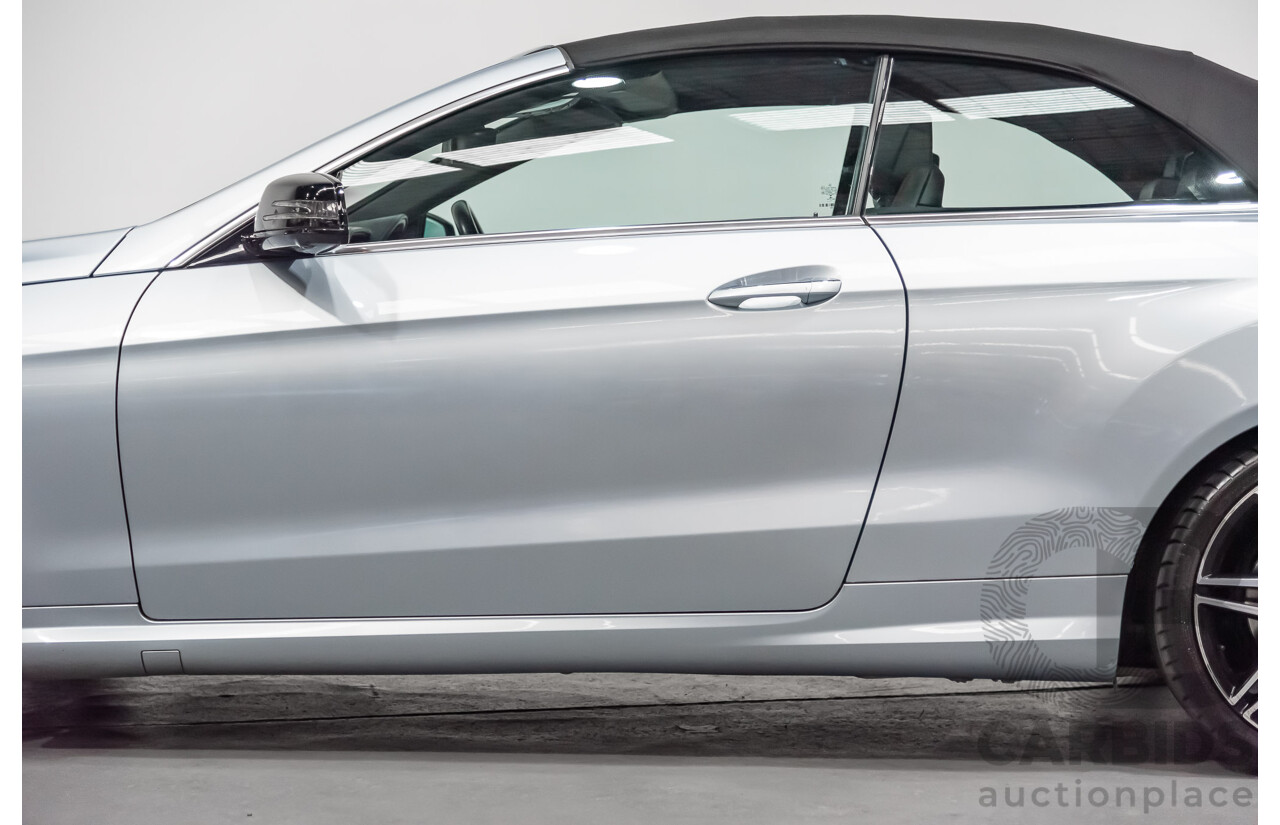 8/2015 Mercedes-Benz E250  207 MY15 2d Cabriolet Silver 2.0L Turbo