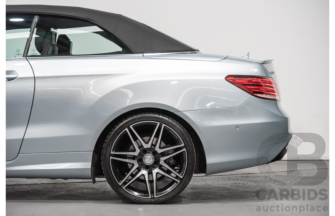 8/2015 Mercedes-Benz E250  207 MY15 2d Cabriolet Silver 2.0L Turbo