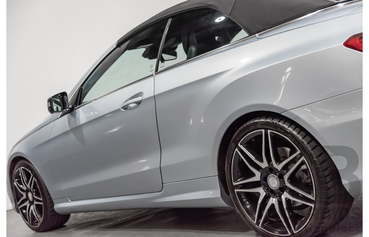 8/2015 Mercedes-Benz E250  207 MY15 2d Cabriolet Silver 2.0L Turbo